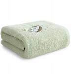 Eurofirany Gyerek törölköző 70x140 Menta maci100% Pamut (5903571748225)