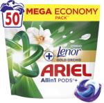 Ariel Allin1 kapszulák +Touch of Lenor Gold Orchid, 50 mosás (80881529)