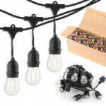 Garden Lights Kerti girland terasz erkély lámpa 10 m Led izzó IP44 vízálló (B-2060)