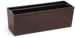 Lamela Begonia Rattan balkonláda/virágláda 19 x 56 x 18 cm, mokka (LA625-mokka)