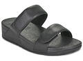 FitFlop Lábujjközös papucsok Lulu Adjustable Leather Slides Fekete 37