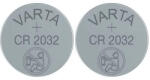 VARTA CR2032 lítium gombelem, 3 V, 230 mA, 2 db, Varta BR2032, DL2032, ECR2032, KCR2032, KL2032, KECR2032, LM2032 (6032101402)