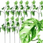Przydasie. pl 10x Monstera Műág 78CM Művirág Dekorációs Növény XL 10DB (#12732)