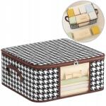  Ruhatároló doboz összecsukható rendszerező cipzáras fogantyúkkal (112241)