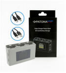 Patona Încărcător triplu PATONA Platinum BC-JMI2B pentru DJI Mini 2 Mavic Mini cu power bank și spațiu de stocare pentru card de memorie SD (PT-4214)