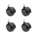 Emuca Bútorgörgők 40mm, 4 db-os dupla forgó szett M8x12 (2037817)