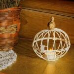  Lampion zseblámpa - madárkalitka Stílusos asztal- és kerti dekoráció