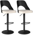 Timeless Home Modern bárszék 2db, fekete-fehér (PRO31042569)