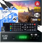 RETOO Dekóder Tuner Földfelszíni Tv Usb 5V Full Hd DVB-T2 Antenna Távirányító Hdmi Kábel (ER1238)