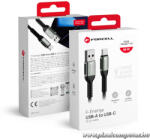  Cable USB A to USB C Forcell F-Energy QC4.0 3A 66W Cafule 0, 25 m C256 black (5903396378409)