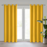  Logan sötétítő függöny Mustársárga 135x250 cm
