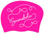 Swimaholic Hosszú hajú úszó sapka Swimaholic Pink Flow Long Hair Cap