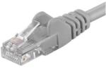 PremiumCord Cablu Patchcord UTP RJ45-RJ45 Categoria 6, 15m, gri, cupru integral, 26AWG (UTP-6-15-G)