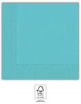  Kék Unicolour Light Blue szalvéta 20 db-os 33x33 cm FSC (PNN93050) - eking