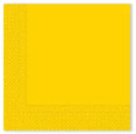  Sárga Unicolour Light Yellow szalvéta 20 db-os 33x33 cm FSC (PNN96310) - eking