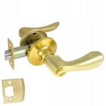 AMIG Fürdőszobai kilincs WC-hez sárgaréz 35-45mm-es ajtóhoz Bal (13625)