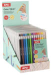 APLI Színes töltőceruza készlet, display, APLI "Color Click", 12 szín (LCA20545) - officepantry