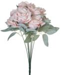  Buchet 7 fire trandafiri artificiali pentru aranjamente florale (4073)