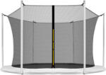 INLEA Plasă de siguranță interioară pentru trambulină ULTIMATE Jump 305 cm, 6 stâlpi, înălțime 165 cm - negru (IN07-0008)