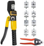 Dexxer Krimpelő fogó tartozékokkal együtt, tárolódobozban (CCM-10-12)