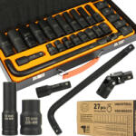 TMN CR-MO dugókulcs készlet 1/2" 27 db. BJC (M58233)