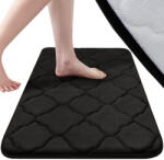 Dexxer Fürdőszobaszőnyeg - fekete 50 x 40 cm (BAT-MAT-01 BLACK)