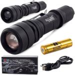 VERK GROUP Bailong CREE XM-L3-U3 taktikai zoom zseblámpa (08284)