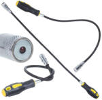 VERK GROUP Rugalmas megfogó mágnessel és LED-es zseblámpával (11320)