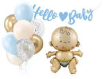 Balloons4party Set baloane Hello Baby baiat 10 buc