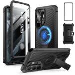 SUPCASE Carcasa 360 grade Supcase Unicorn Beetle Pro cu MagSafe compatibila cu Samsung Galaxy S26 Ultra, Aramid (843439160774)