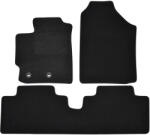 J&J Automotive Covorase auto dedicate din velur pentru Toyota Yaris 2011-2019 (3 buc. )