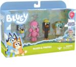 As Set 4 figurine Bluey & Friends cu piese mobile, 3+ (BLU13014) Figurina