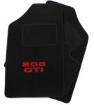 J&J Automotive Covorase auto dedicate din velur pentru Peugeot 205 GTI 1986-2003 (4 buc. )