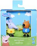 Hasbro Set 2 figurine Peppa Pig Prieteni Buni Emily Elephant si Freddy Fox (F6413_F7653) Figurina