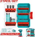 TOTAL Set 31 accesorii pentru surubelnita cu impact TOTAL, biti S2 (TACSDL11306) Surubelnita