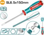 TOTAL Surubelnita dreapta de impact TOTAL SL6.5x150 mm, otel S2 (TGTSL6150) Surubelnita