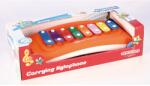 Bontempi Xilofon muzical Bontempi cu roti si 8 lamele colorate pentru copii (BonXLR-0825) Instrument muzical de jucarie