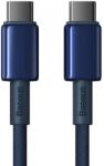 Baseus Cablu Date si Incarcare Baseus Tungsten Gold P10319800321-03, USB-C - USB-C , 100W, 1m (Albastru) (BSU4879)