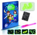 TMN Nagy rajztábla könnyű rajzoláshoz láthatatlan tollal A3 (glowtaba3)