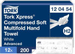 Tork Xpress Compressed Soft Multifold Advanced H2 fehér 2 rétegű 12 db (120454)