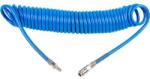 Richmann Exclusive Furtun aer/presiune, spiralat, PU, albastru, 8x5 mm, 10 bar, 10 m, Richmann Exclusive (C5041)