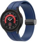 Cellect Samsung Watch 4/5 curea, silicon 20mm, Albastru închis (CEL-STRAPWATCH4MADBL)