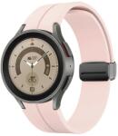 Cellect Samsung Watch 4/5 curea silicon magnetică, 20mm, Roz (CEL-STRAPWATCH4MA-P)