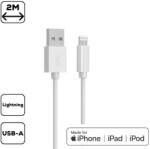 Cellect Lightning cablu, 2 m, Alb (MDCU-IPH-MFI2-W)