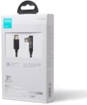 JOYROOM Gaming cablu Lightning unghiular - USB drept, 20W, 480 Mbps, Negru (S-CL020A6) (S-CL020A6-BLK)