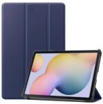Cellect Samsung Tab S7/S8 husă 11'' T870/T875, cu suport pliabil, interior velur, Albastru (TABCASE-SAM-S7-BL)