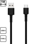 Xiaomi Mi Type-C cablu de date, împletit, 3A, 1m, Negru (SJV4109G)