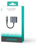 JOYROOM SY-L02 adaptor Lightning, DAC 2-în-1, Negru (JR-SY-L02) (JR-SY-L02 -BLK)