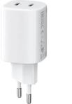 Xiaomi Mi Travel Charger Nano Turbo GaN Fast Charger 2C(C+C) 45W White EU BHR087OEU, 2 porturi USB-C (BHR087OEU)