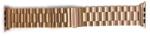 Cellect Apple Watch curea metalică, 42/44/45 mm, Dublă închidere, Roz auriu (CEL-STRAP-METAL-RGD)